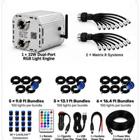 STARLIGHT MATRIX™ ELITE FIBER OPTIC STARLIGHT HEADLINER KIT