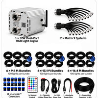 STARLIGHT MATRIX™ ELITE FIBER OPTIC STARLIGHT HEADLINER KIT