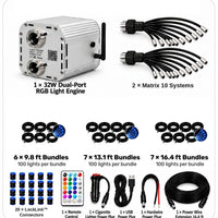 STARLIGHT MATRIX™ ELITE FIBER OPTIC STARLIGHT HEADLINER KIT