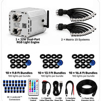 STARLIGHT MATRIX™ ELITE FIBER OPTIC STARLIGHT HEADLINER KIT
