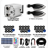 STARLIGHT MATRIX™ ELITE FIBER OPTIC STARLIGHT HEADLINER KIT