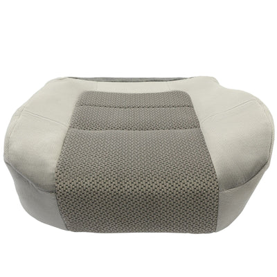 For 2001-2003 Ford F150 XLT Driver Bottom Cloth Seat Cover Light Gray