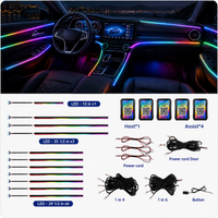 Dynamic Color Chasing Interior LED Ambient Light Kit