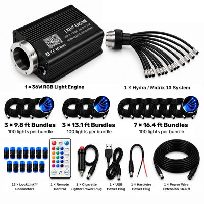 STARLIGHT MATRIX™ ELITE FIBER OPTIC STARLIGHT HEADLINER KIT