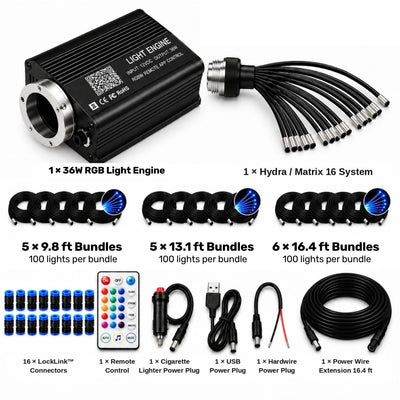STARLIGHT MATRIX™ ELITE FIBER OPTIC STARLIGHT HEADLINER KIT