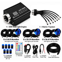 STARLIGHT MATRIX™ ELITE FIBER OPTIC STARLIGHT HEADLINER KIT
