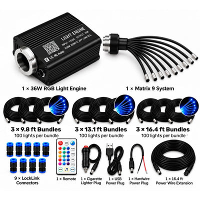 STARLIGHT MATRIX™ ELITE FIBER OPTIC STARLIGHT HEADLINER KIT
