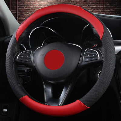 For Toyota Car Steering Wheel Cover Microfiber Leather Anti-Slip Accessories