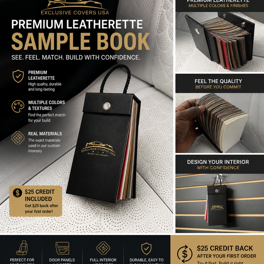 Custom Interior Material Sample Kit (Fully Refundable)