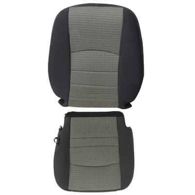2009 to 2012 FITS for Dodge Ram 1500 2500 3500 SLT Cloth Seat Cover Gray