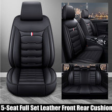 Load image into Gallery viewer, For Nissan Car Seat Cover 5-Seat Full Set Deluxe Leather Front Rear Protector