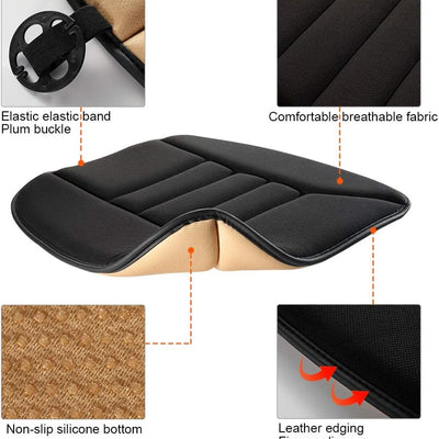 Car Seat Cushion with  Comfort Memory Foam, Seat Cushion for Car and Office Chair
