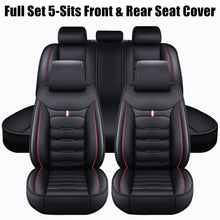 Load image into Gallery viewer, For Ford Leather 5 Seats Car Seat Cover Front Rear Full Set Cushion Pad