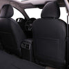 Custom Fit Altima Car Seat Covers for Select Nissan Altima SV,S,SR 2013 2014 2015 2016 2017 2018 & 2017 2018 SL (Rear Row with Non Removable Headrest) -Full Set, Leather (Black)