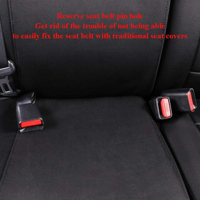 Car Seat Covers Full Set,Seat Covers for Cars,Black Car Seat Cover,Car Seat Protector Waterproof,Custom Fit for Subaru Forester 2019 2020 2021 2022 2023 2024,Car Seat Cushion,Neoprene(Black)