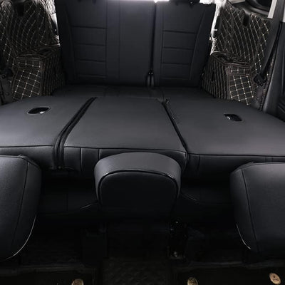 Highlander Seat Covers,Custom for Toyota Highlander 2014 2015 2016 2017 2018 2019,2Nd Row 40/60 Split,Car Seat Protectors for Trucks,Waterproof Leather Car Seat Cover Full Set(Black)