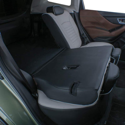 Custom Fit Crosstrek Car Seat Covers for Select Subaru Crosstrek 2018 2019 2020 2021 2022 2023 - Full Set,Leather (Black/Gray)