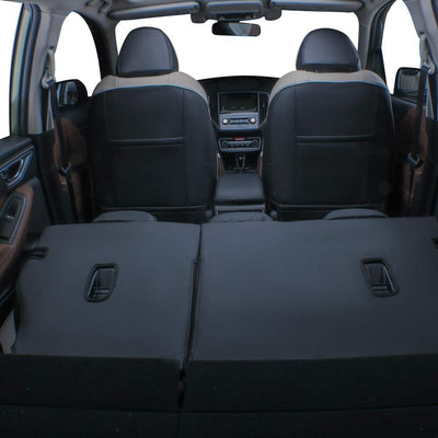 Custom Fit Impreza Car Seat Covers for Select Subaru Impreza 2017 2018 2019 2020 2021 2022 2023 2024 - Full Set,Leather (Black/Gray)