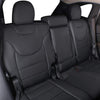 Compass 2018-2023 2024 Car Seat Covers Full Set,Seat Covers Custom Fit for Jeep Compass,Car Seat Protector Waterproof,Leather Car Seat Cushion,Black Car Seat Cover- Leatherette (Black)