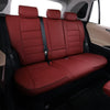 Custom Fit Tundra Full Set Car Seat Covers for Select Toyota Tundra Crewmax 2014 2015 2016 2017 2018 2019 2020 2021 - Leatherette (Black/Gray)