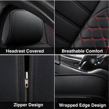 Load image into Gallery viewer, For Honda Leather 5 Seat Car Seat Cover Front Rear Full Set Cushion Pad \Nbeige