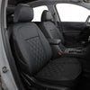 Custom Fit Equinox Car Seat Covers for Select Chevy Equinox Premier, LS,LT,L,RS 2018 2019 2020 2021 2022 2023 2024 (Not for Equinox EV) - Full Set,Leather (Beige)