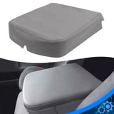 Fit for Dodge Ram 06-08 Middle Console Lid Leather Armrest Cover Trim Slate Gray