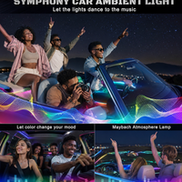 Dynamic Color Chasing Interior LED Ambient Light Kit