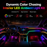 Dynamic Color Chasing Interior LED Ambient Light Kit