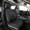 Highlander Seat Covers,Custom for Toyota Highlander 2014 2015 2016 2017 2018 2019,2Nd Row 40/60 Split,Car Seat Protectors for Trucks,Waterproof Leather Car Seat Cover Full Set(Black)