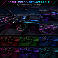 Dynamic Color Chasing Interior LED Ambient Light Kit