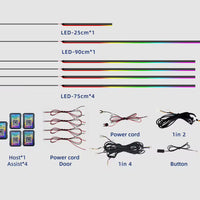 Dynamic Color Chasing Interior LED Ambient Light Kit