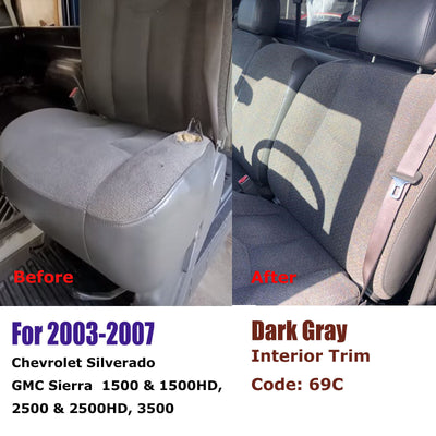 For 2003 2004 2005 2006 GMC Sierra 1500 2500 3500 Replacement Bottom Seat Cover