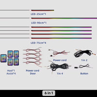 Luxury RGB Ambient Lighting Kit | App-Controlled Interior LED Light System