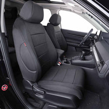 Load image into Gallery viewer, Wrangler 2013-2017 Car Seat Covers Full Set,Seat Covers Custom Fit for Jeep Wrangler,Car Seat Protector Waterproof,Leather Car Seat Cushion,Black Seat Cover - Leatherette (Black)