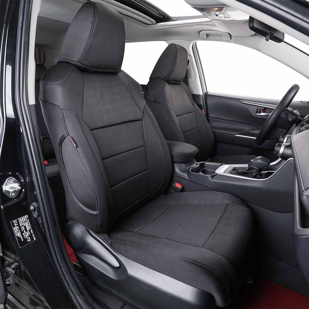 Custom Fit RAV4 Car Seat Covers for Select Toyota RAV4 2019 2020 2021 2022 2023 2024 LE,XLE,XLE Premium,Limited Full Set Leather New