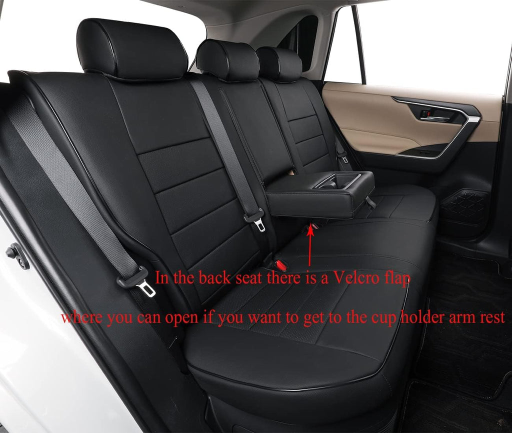 Corolla Seat Covers Car Seat Cover Full Set for Toyota Corolla 2014 2015 2016 2017 2018 2019 L, LE,LE Eco Sedan,Automotive Seat Covers for Cars,Front Back Seat Covers(Black)