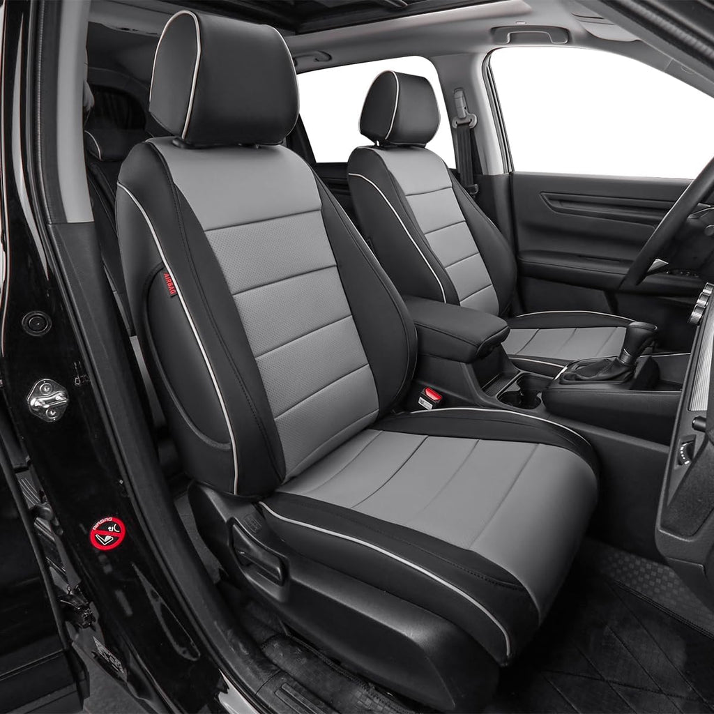 Custom Fit Sportage Car Seat Covers for Select KIA Sportage 2017 2018 2019 2020 2021 2022 - Leatherette (Beige)