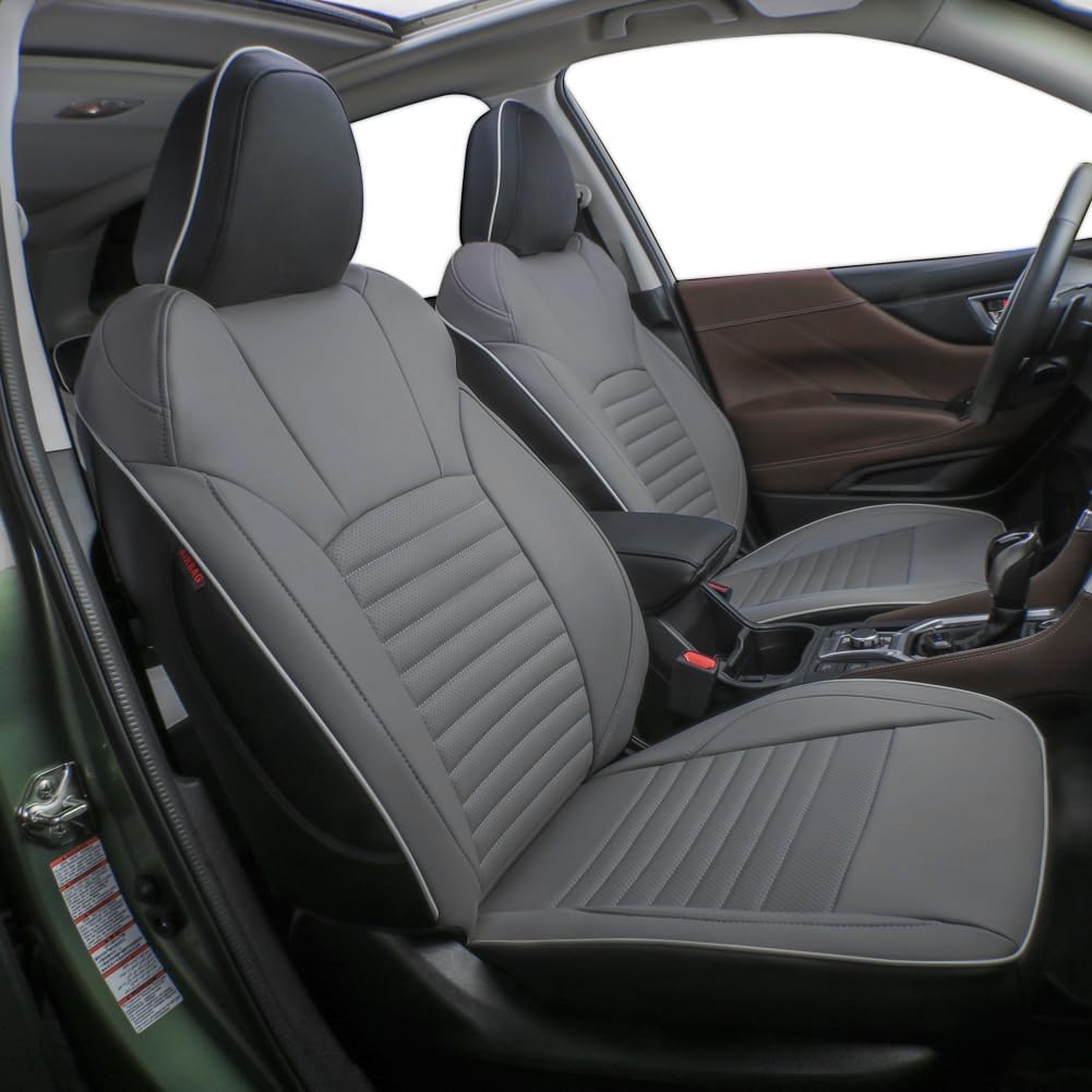 Custom Fit Sportage Car Seat Covers for Select KIA Sportage 2017 2018 2019 2020 2021 2022 - Leatherette (Beige)