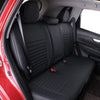 Custom Fit Rogue Car Seat Covers for Select Nissan Rogue Regular (Not for Sport) 2021 2022 2023 2024 2025- Leatherette (Black)