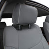 Custom Fit Full Set Car Seat Covers for Select Toyota Sequoia Platinum 2013-2021-Three Rows, Second Row Captain Chair, Leatherette (Gray)
