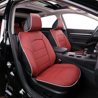 Custom Fit Altima Car Seat Covers for Select Nissan Altima SV,S,SR 2013 2014 2015 2016 2017 2018 & 2017 2018 SL (Rear Row with Non Removable Headrest) -Full Set, Leather (Black)