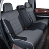 Custom Fit Tacoma Car Seat Covers for Select Toyota Tacoma 2016 2017 2018 2019 2020 2021 2022 2023 Double Cab/Crew Cab -Full Set,Leather(Black)