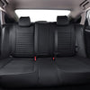 Civic Seat Covers Full Set,Car Seat Cover Custom Fit for Honda Civic Hatchback 2018 2019 2020 2021 Lx,Car Seat Protector Waterproof,Leather Car Seat Cushion,Black Car Seat Covers(Black)