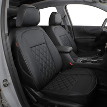 Load image into Gallery viewer, Custom Fit Malibu Car Seat Covers for Select Chevy Malibu L,Rs,Lt,Ls,Premier 2016 2017 2018 2019 2020 2021 2022 2023 2024 Full Set-Leather (Black)