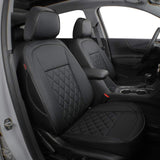 INSTOCK Custom Fit Malibu Car Seat Covers for Select Chevy Malibu L,Rs, Lt, Ls, Premier 2016 2017 2018 2019 2020 2021 2022 2023 2024 Full Set-Leather (Black)