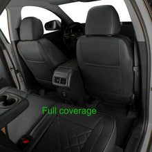 Load image into Gallery viewer, Custom Fit Malibu Car Seat Covers for Select Chevy Malibu L,Rs,Lt,Ls,Premier 2016 2017 2018 2019 2020 2021 2022 2023 2024 Full Set-Leather (Black)