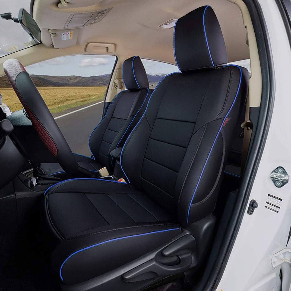 Corolla Seat Covers Car Seat Cover Full Set for Toyota Corolla 2014 2015 2016 2017 2018 2019 L, LE,LE Eco Sedan,Automotive Seat Covers for Cars,Front Back Seat Covers(Black)