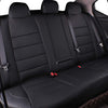Custom Fit Altima Car Seat Covers for Select Nissan Altima SV,S,SR 2013 2014 2015 2016 2017 2018 & 2017 2018 SL (Rear Row with Non Removable Headrest) -Full Set, Leather (Black)