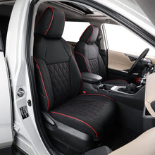 Load image into Gallery viewer, Custom Fit Prius Seat Covers for Select Toyota Prius Le,Xle,Limited,Leco,Nightshade,Prime 2016 2017 2018 2019 2020 2021 2022 - Full Set- Leather (Burgundy)